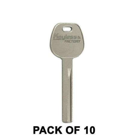 KEYLESS FACTORY KeylessFactory:  Hyundai Kia High Security Test Key HYN18 / HY18, PK 10 MTK-HYN18R